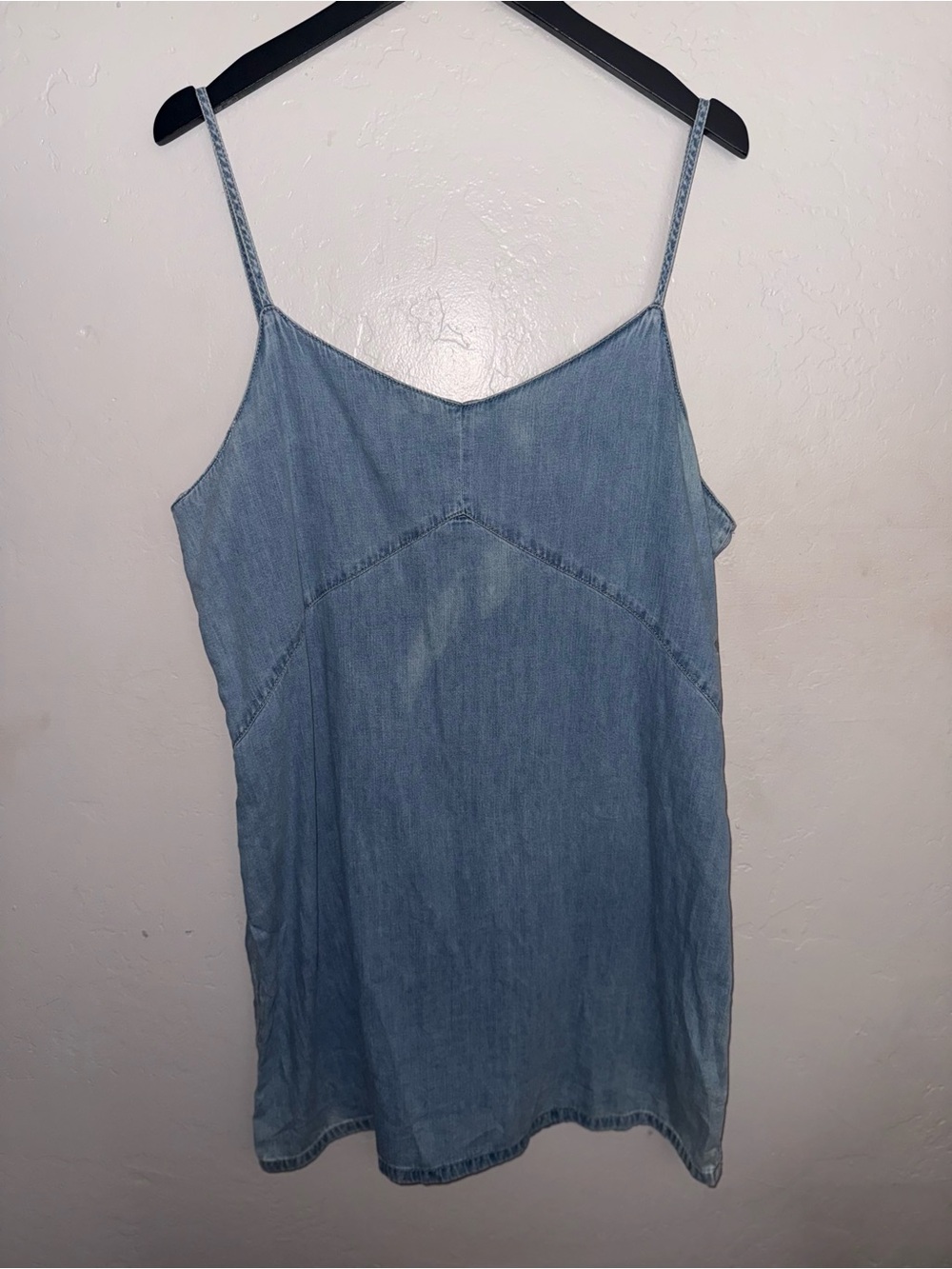 Calvin Klein Jeans Light Blue Lightweight Denim Jean Spaghetti Strap Dress